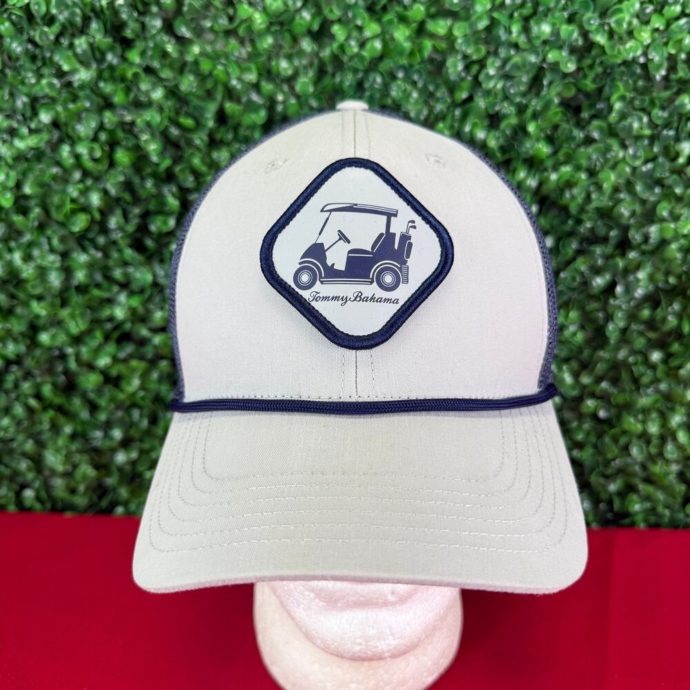 Tommy Bahama Golf Cart Mesh Trucker Snapback Hat Cap OSFA